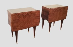 Comodini in varie essenze Anni '50 Mid Century Design Nightstand bedside table
